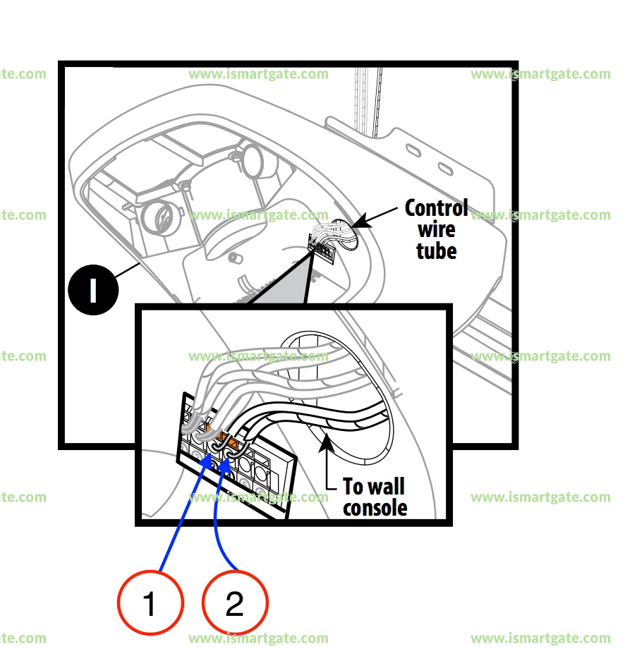 Wiring diagram for GENIE MODEL 2562